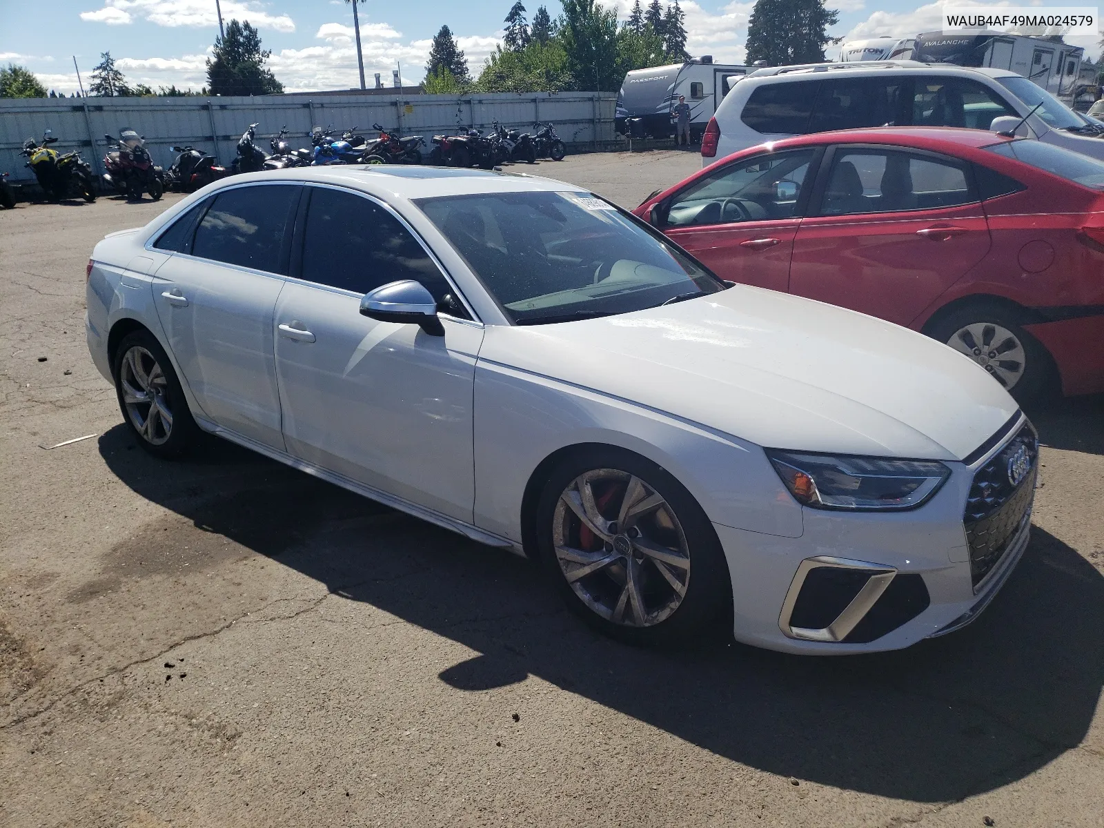 2021 Audi S4 Premium Plus VIN: WAUB4AF49MA024579 Lot: 64689814