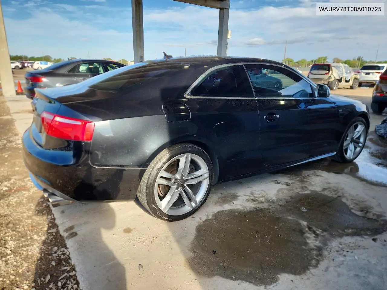 WAURV78T08A010725 2008 Audi S5 Quattro