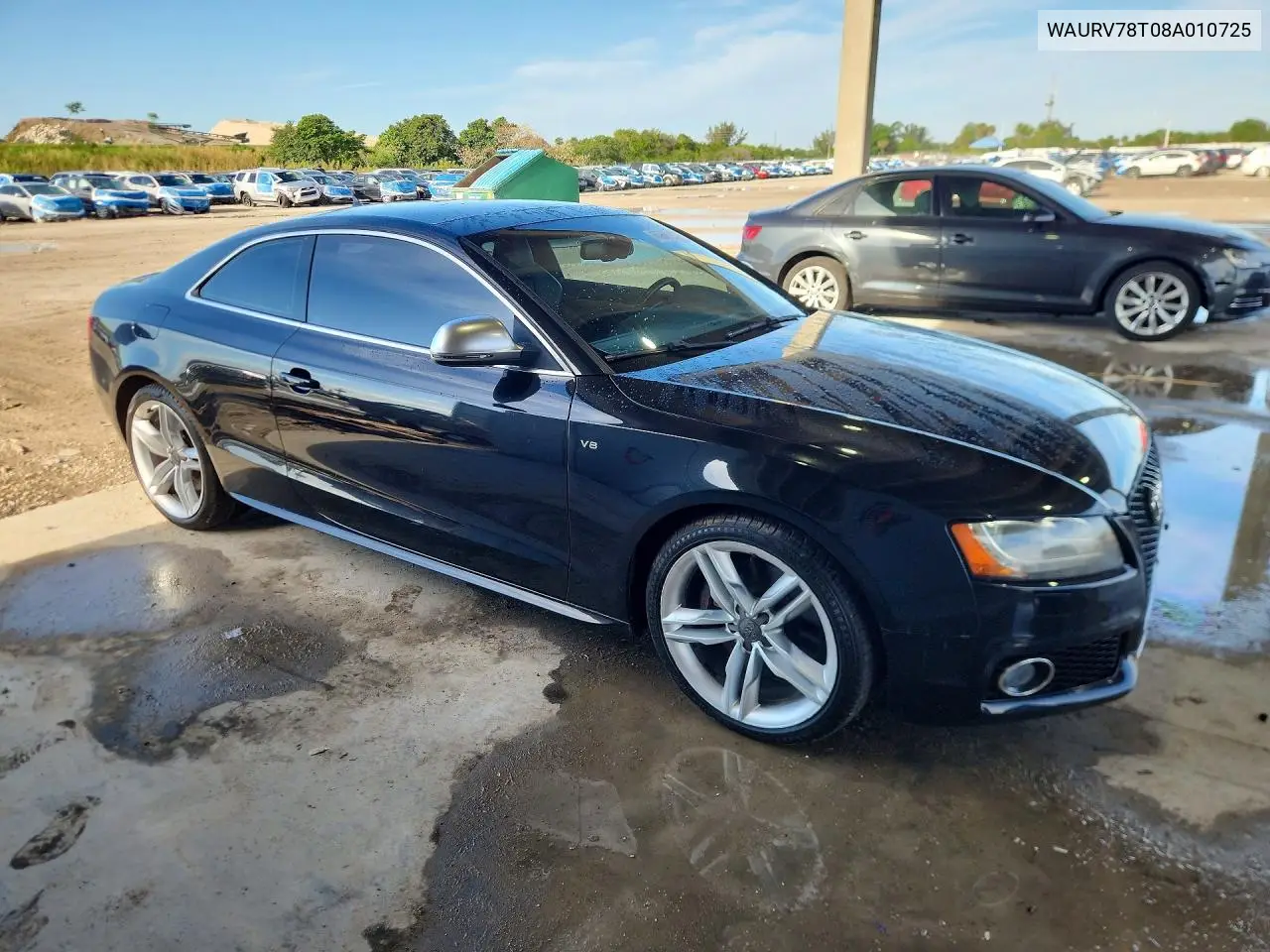 WAURV78T08A010725 2008 Audi S5 Quattro