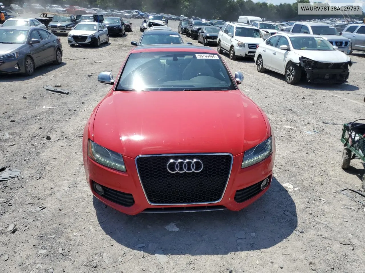 WAURV78T38A029737 2008 Audi S5 Quattro