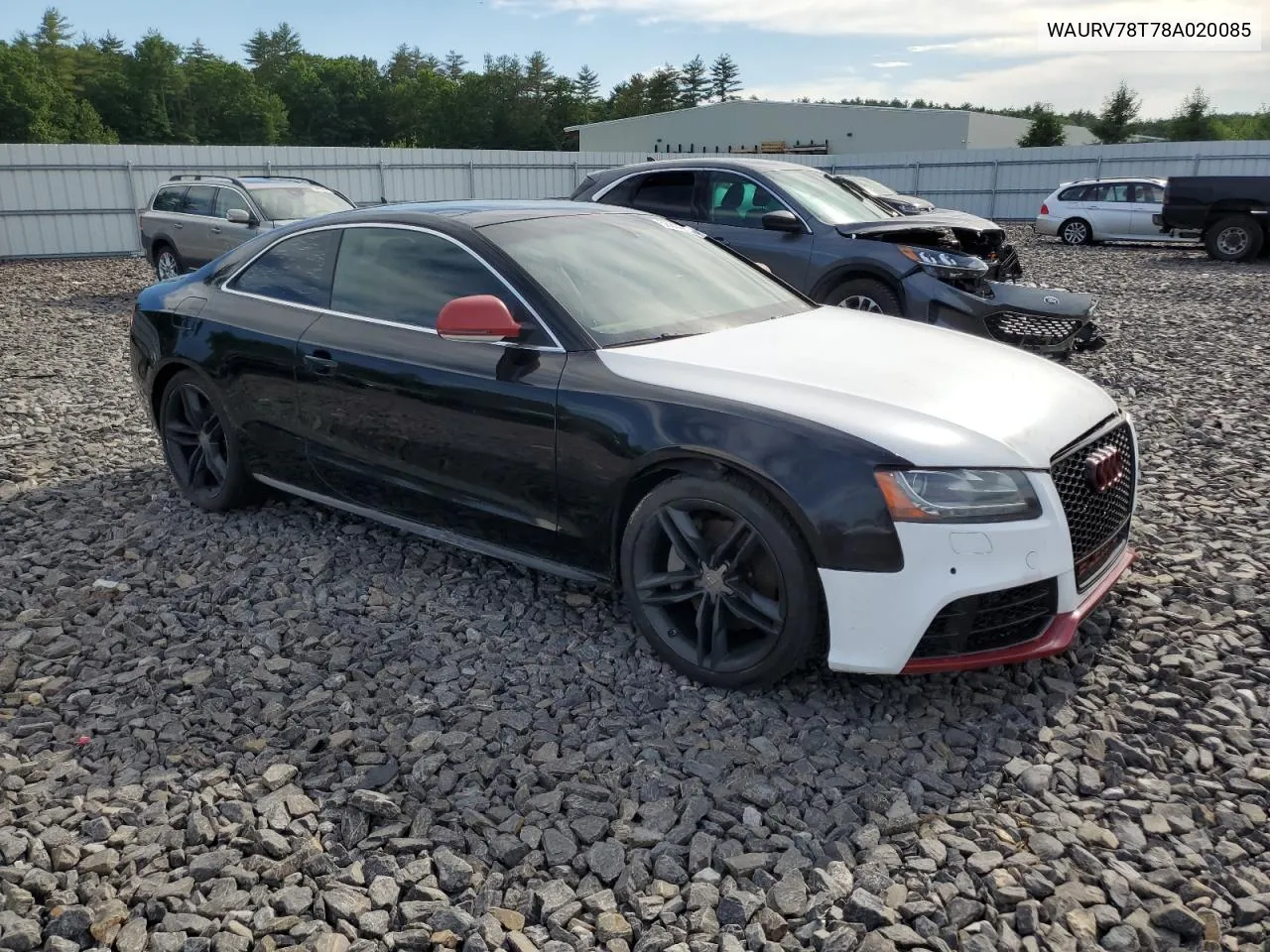 WAURV78T78A020085 2008 Audi S5 Quattro