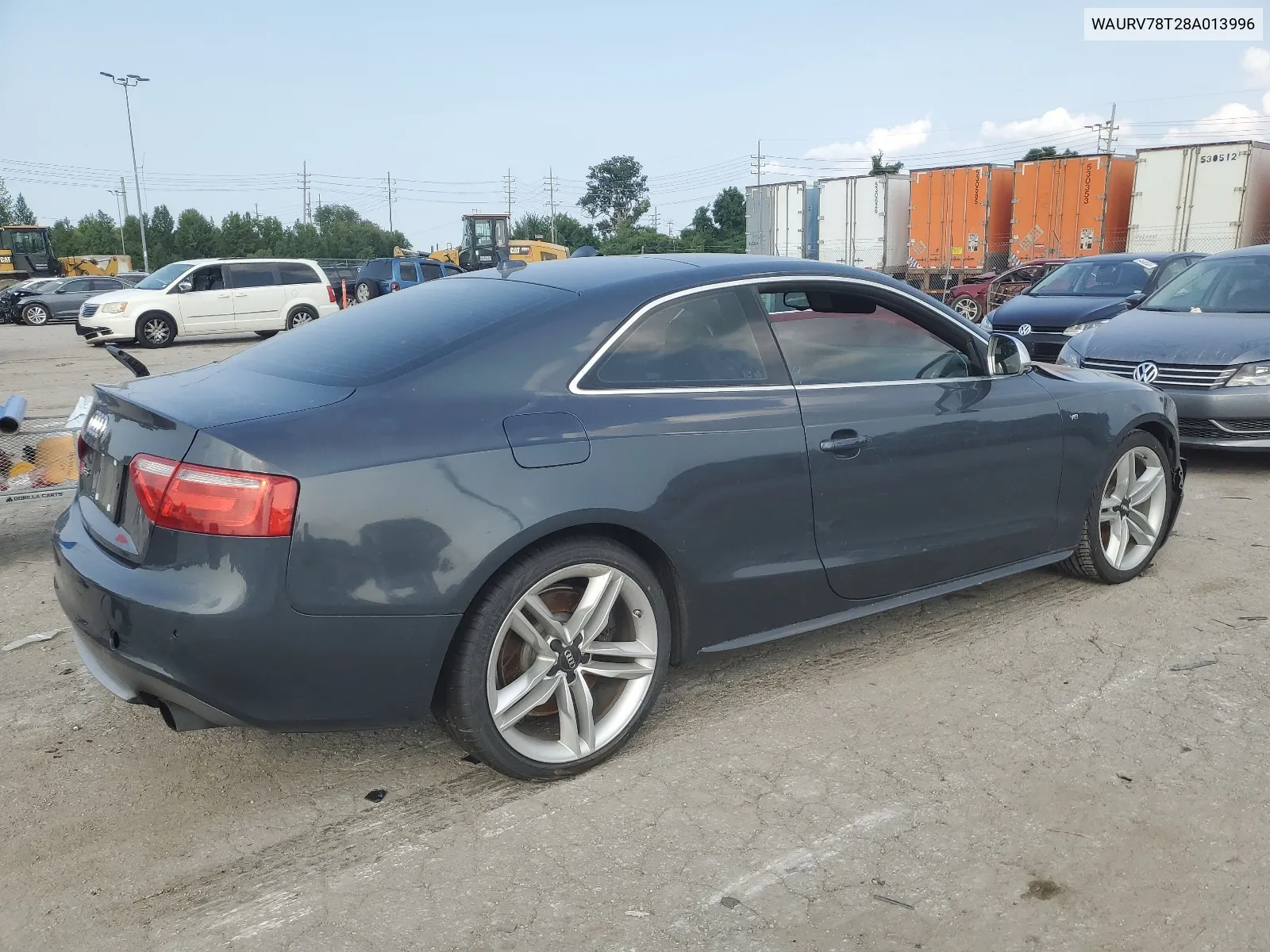 2008 Audi S5 Quattro VIN: WAURV78T28A013996 Lot: 64485884