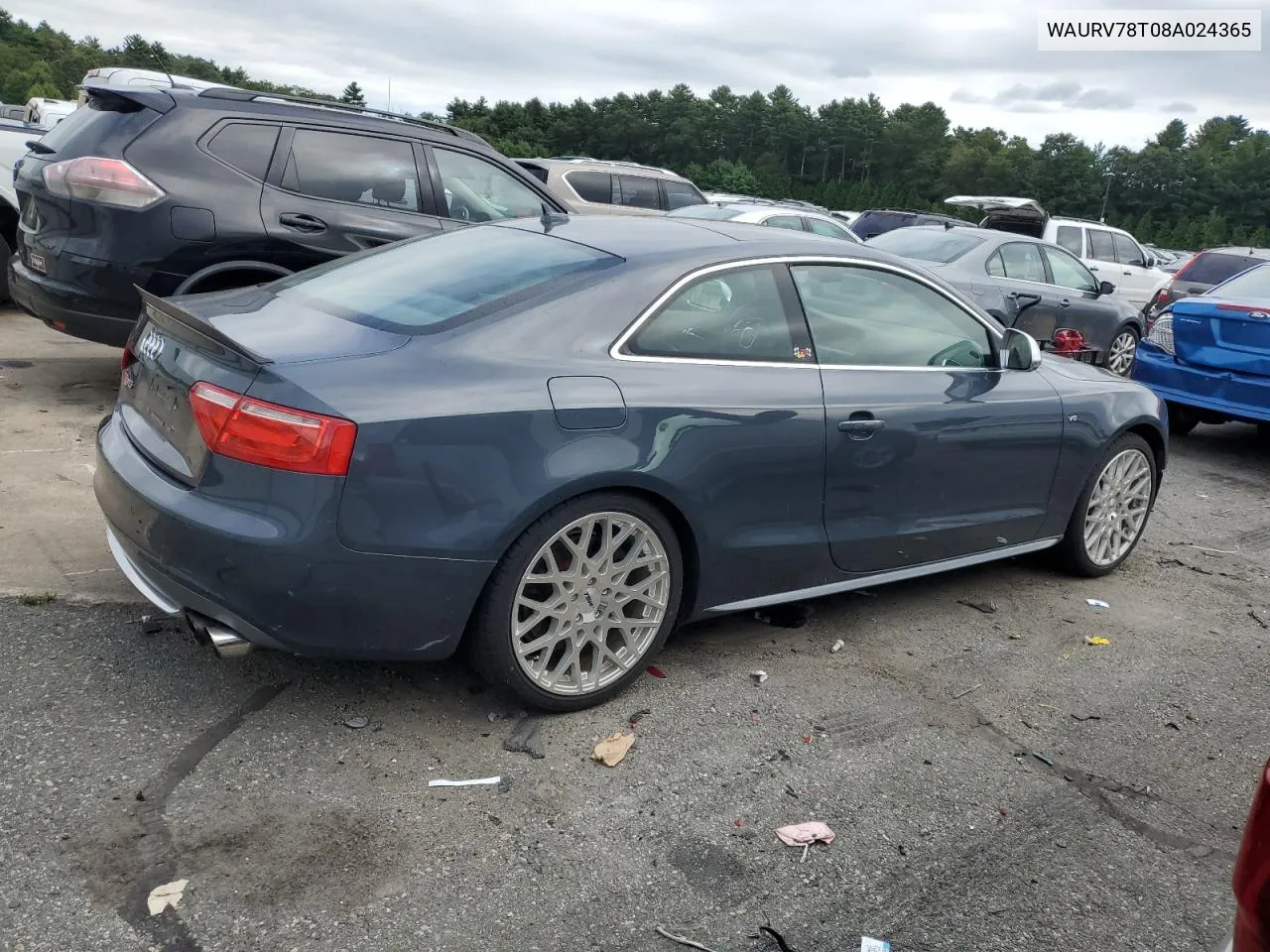 WAURV78T08A024365 2008 Audi S5 Quattro