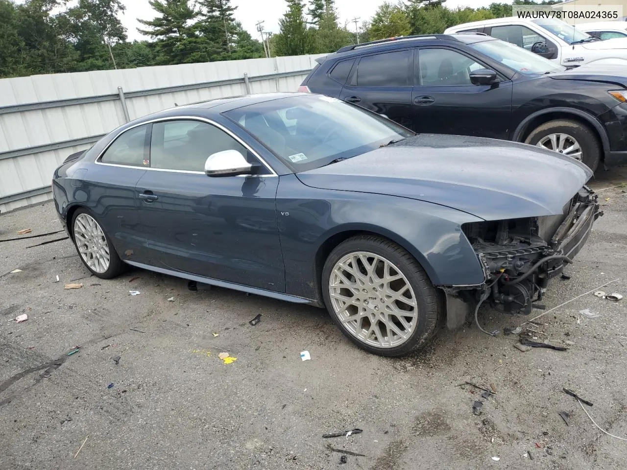 WAURV78T08A024365 2008 Audi S5 Quattro