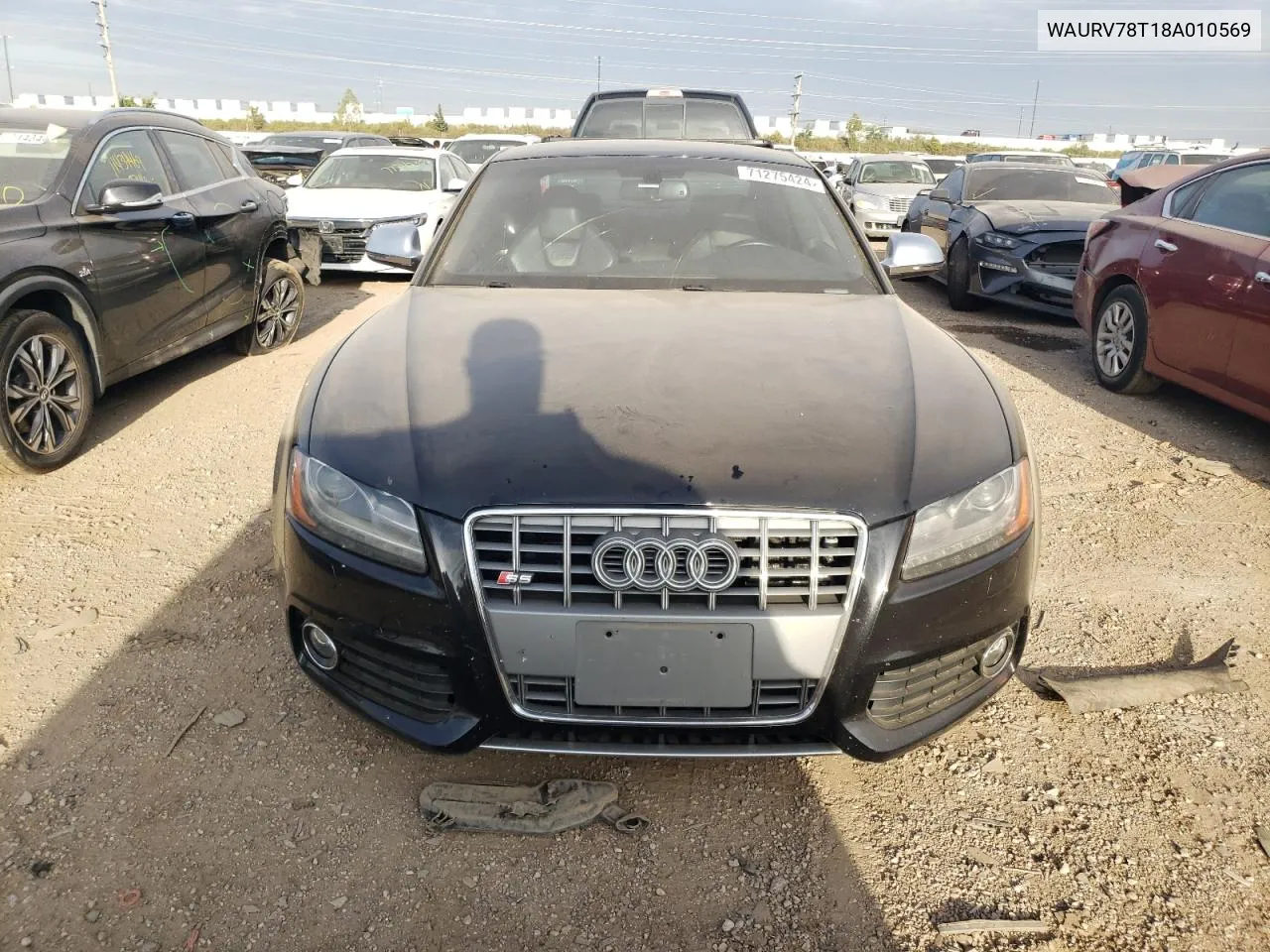 2008 Audi S5 Quattro VIN: WAURV78T18A010569 Lot: 71275424