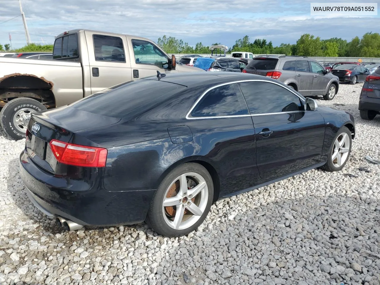 WAURV78T09A051552 2009 Audi S5 Quattro