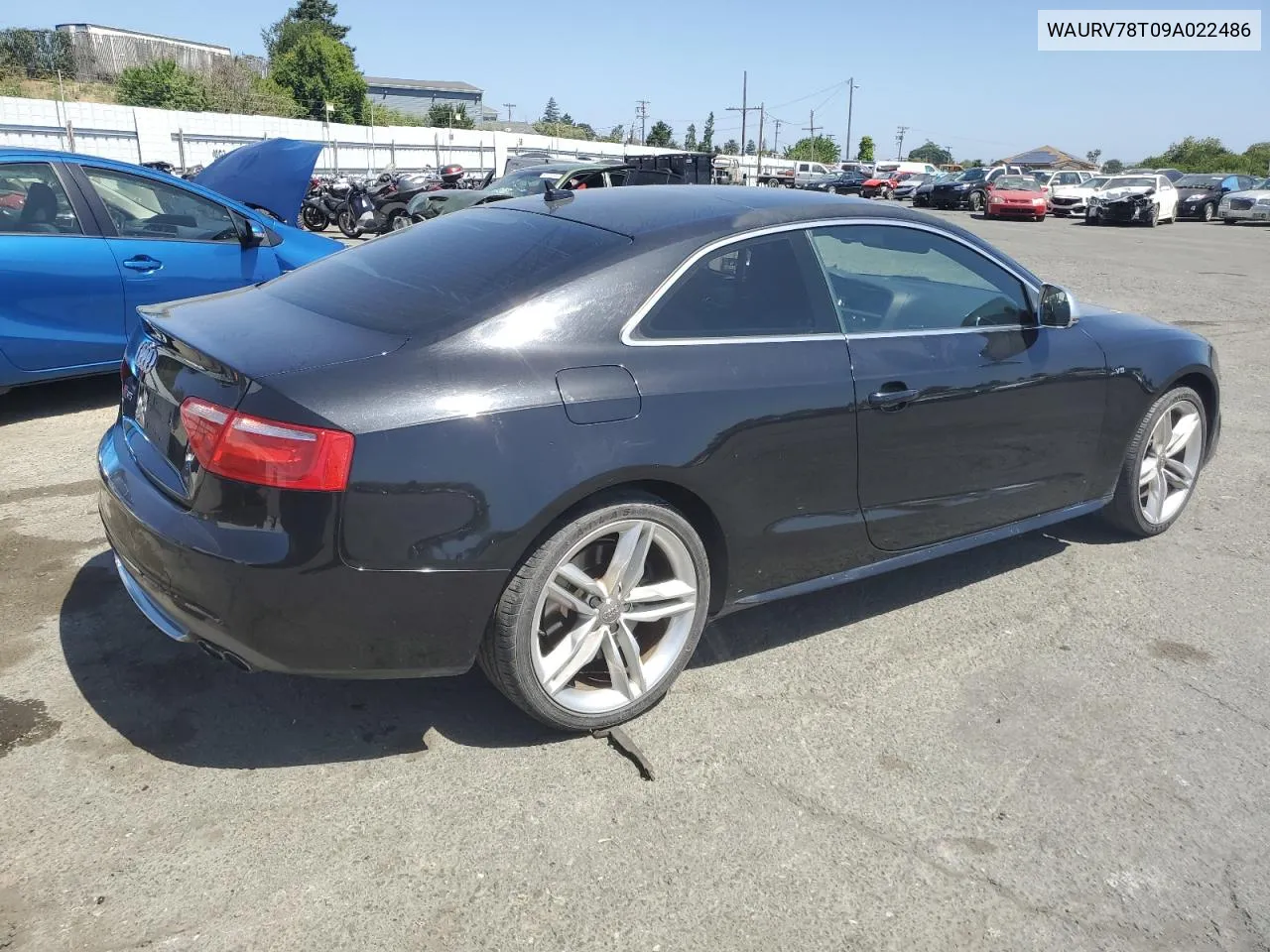 WAURV78T09A022486 2009 Audi S5 Quattro