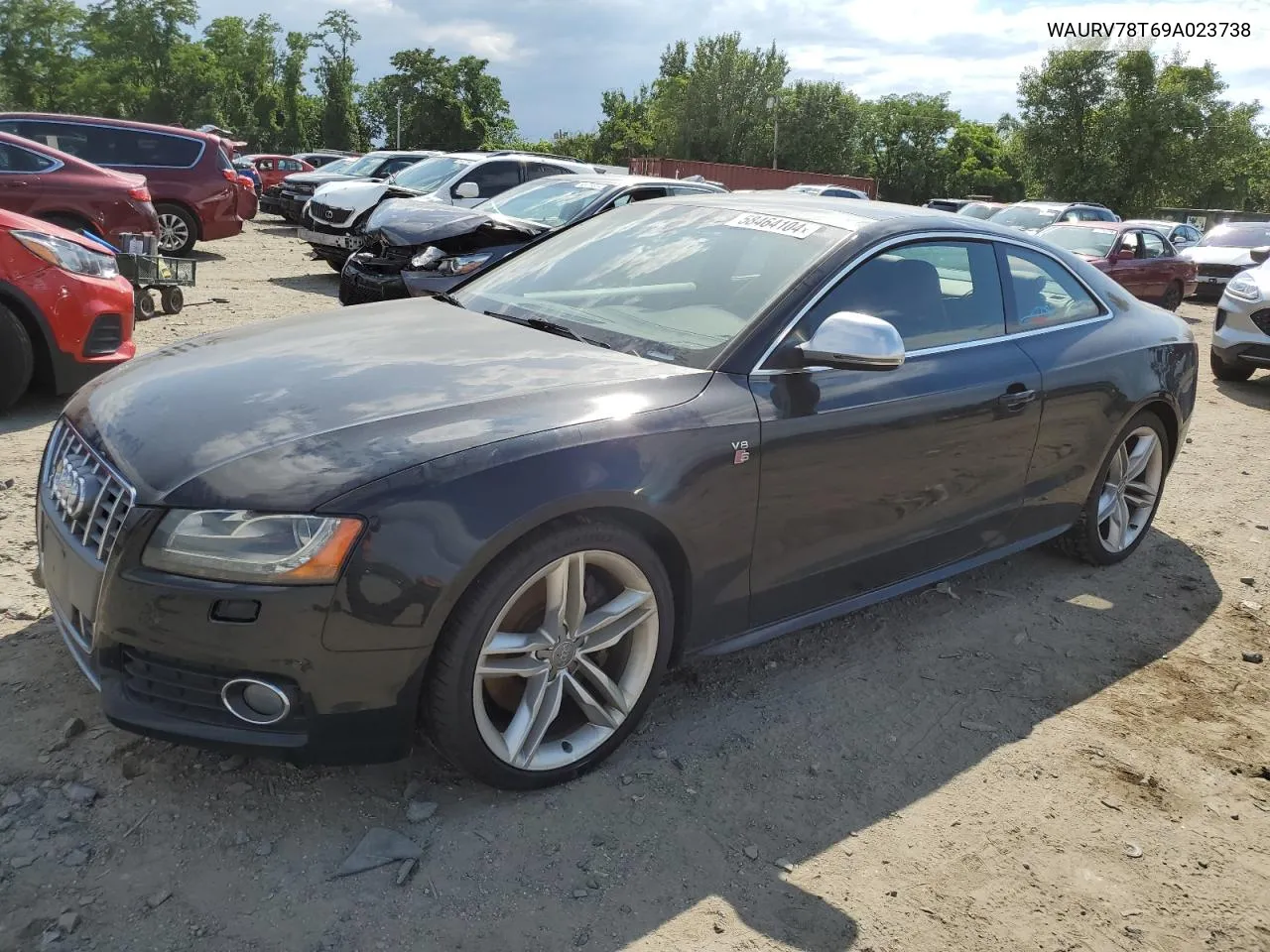 2009 Audi S5 Quattro VIN: WAURV78T69A023738 Lot: 58464104