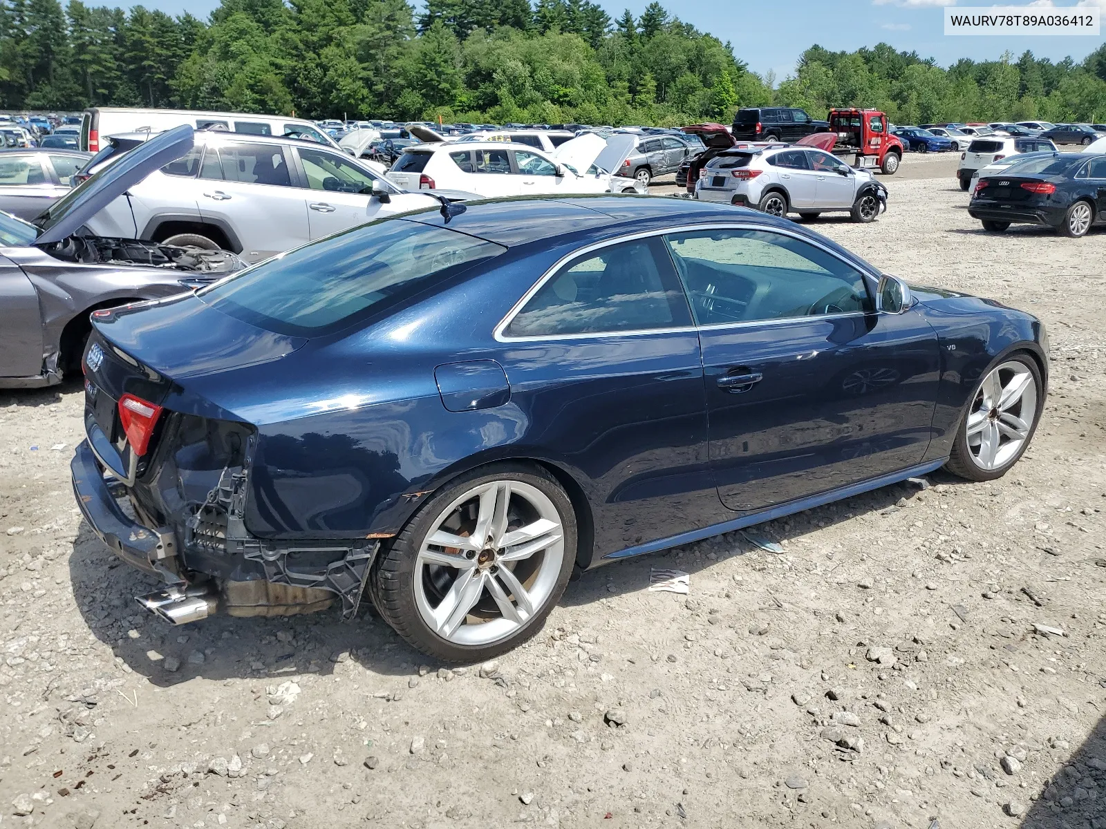 WAURV78T89A036412 2009 Audi S5 Quattro