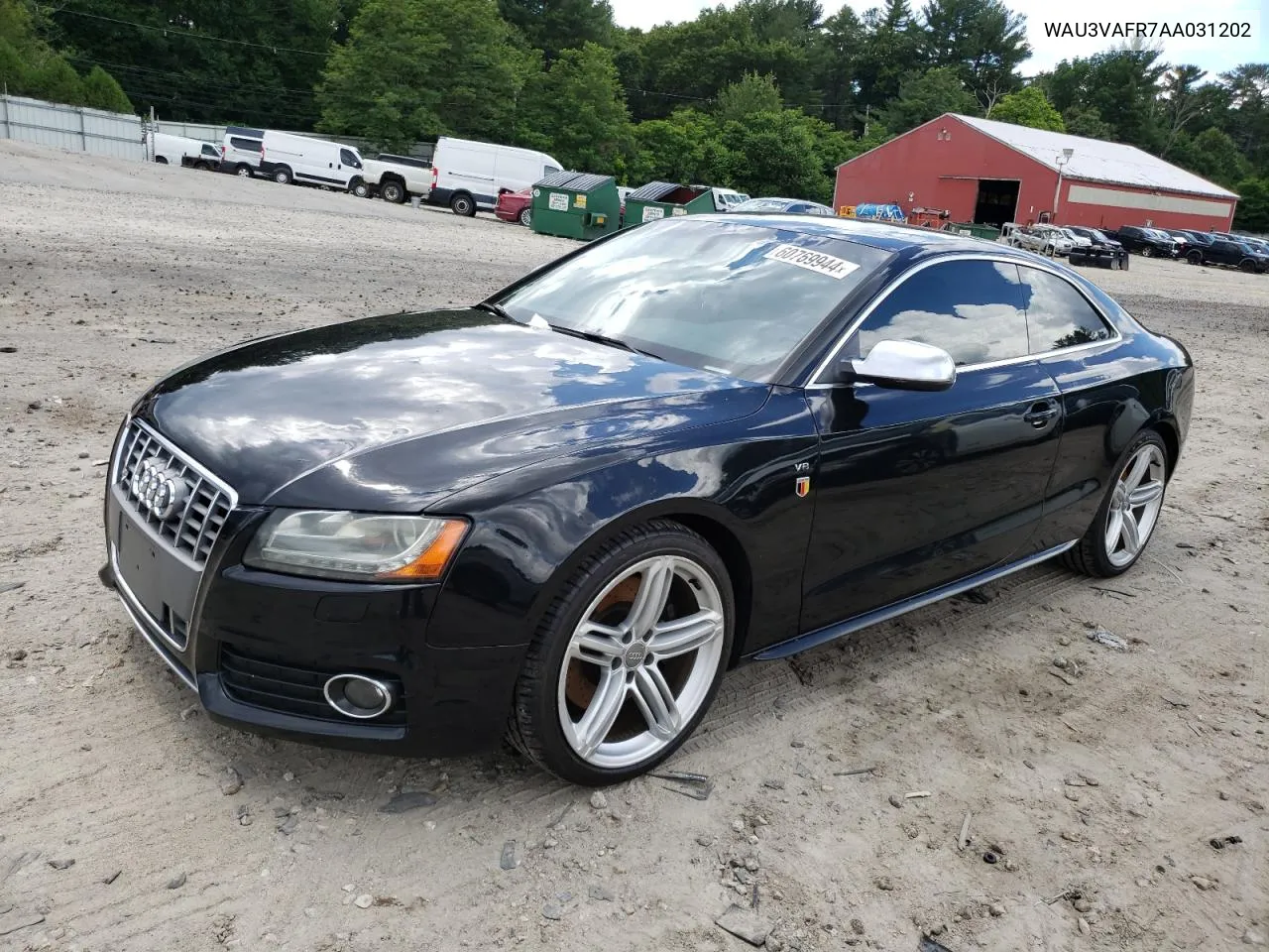 2010 Audi S5 Prestige VIN: WAU3VAFR7AA031202 Lot: 60769944