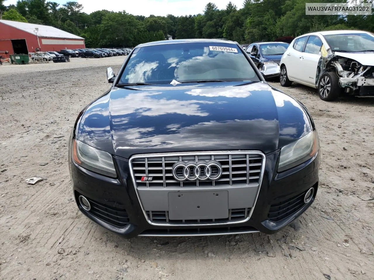 2010 Audi S5 Prestige VIN: WAU3VAFR7AA031202 Lot: 60769944