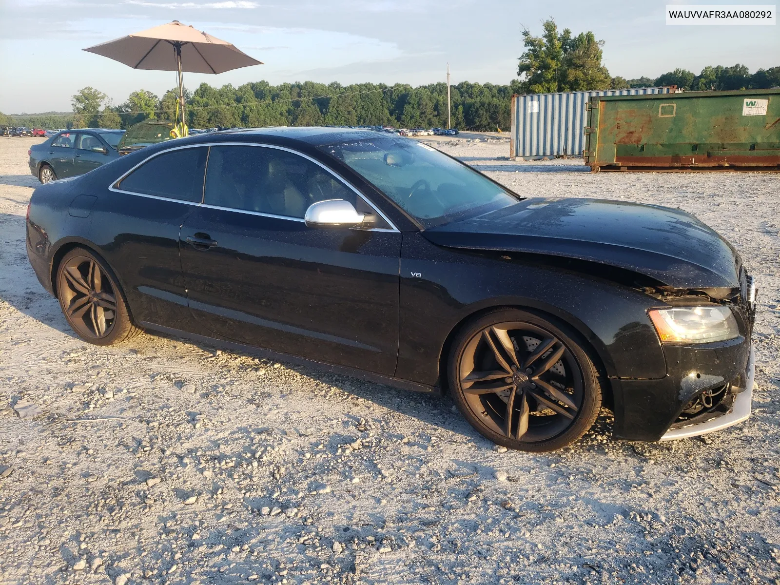 WAUVVAFR3AA080292 2010 Audi S5 Prestige