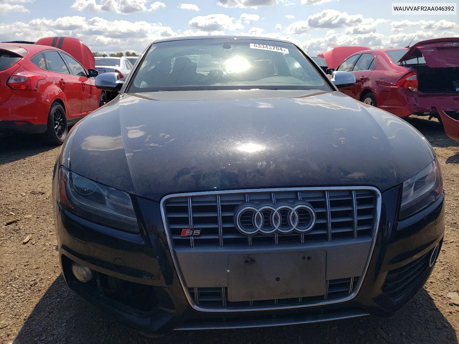 2010 Audi S5 Prestige VIN: WAUVVAFR2AA046392 Lot: 63343794