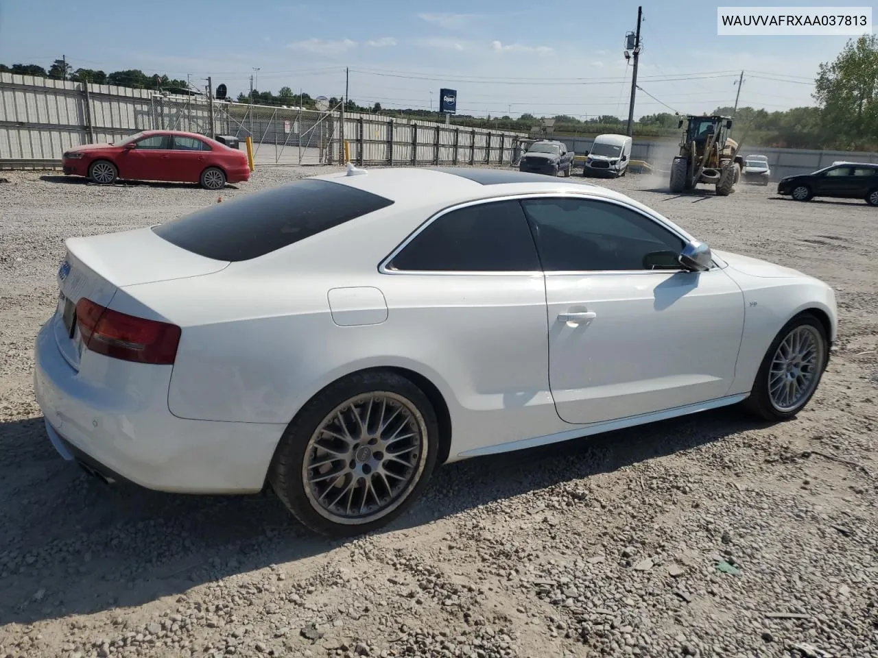 2010 Audi S5 Prestige VIN: WAUVVAFRXAA037813 Lot: 68842454