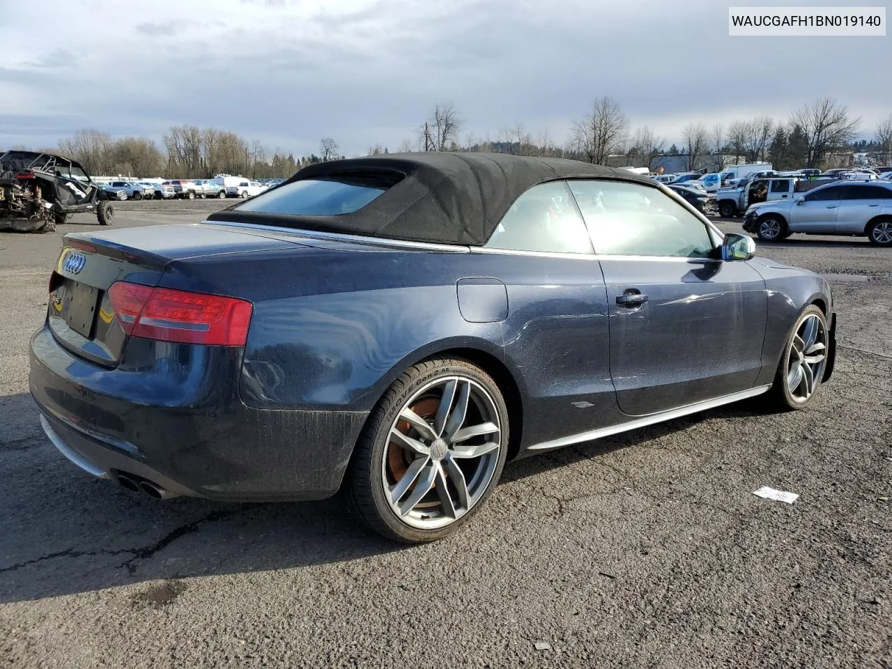 2011 Audi S5 Premium Plus VIN: WAUCGAFH1BN019140 Lot: 43544164