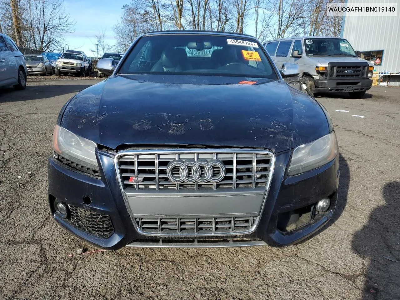 2011 Audi S5 Premium Plus VIN: WAUCGAFH1BN019140 Lot: 43544164