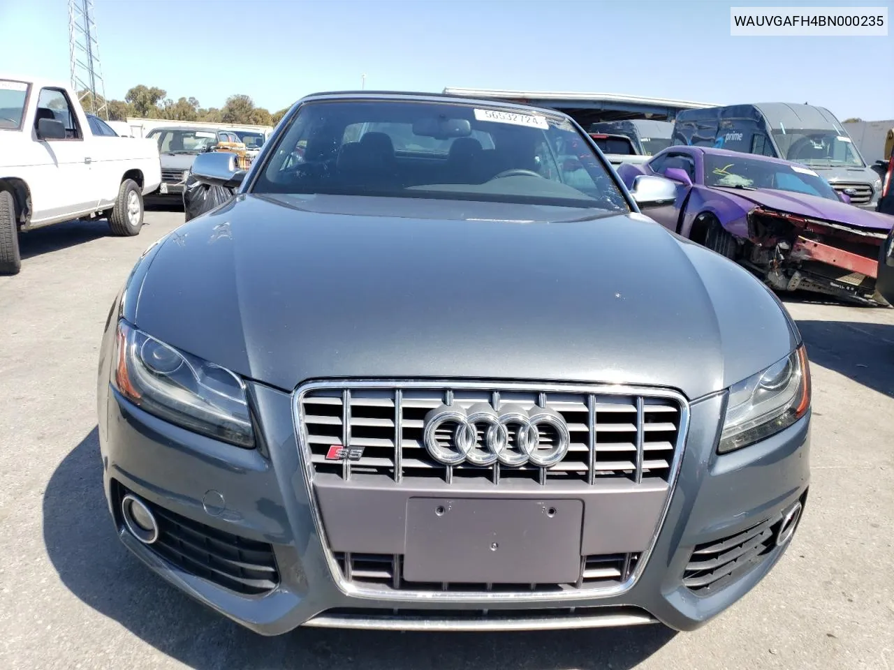 2011 Audi S5 Prestige VIN: WAUVGAFH4BN000235 Lot: 56532724