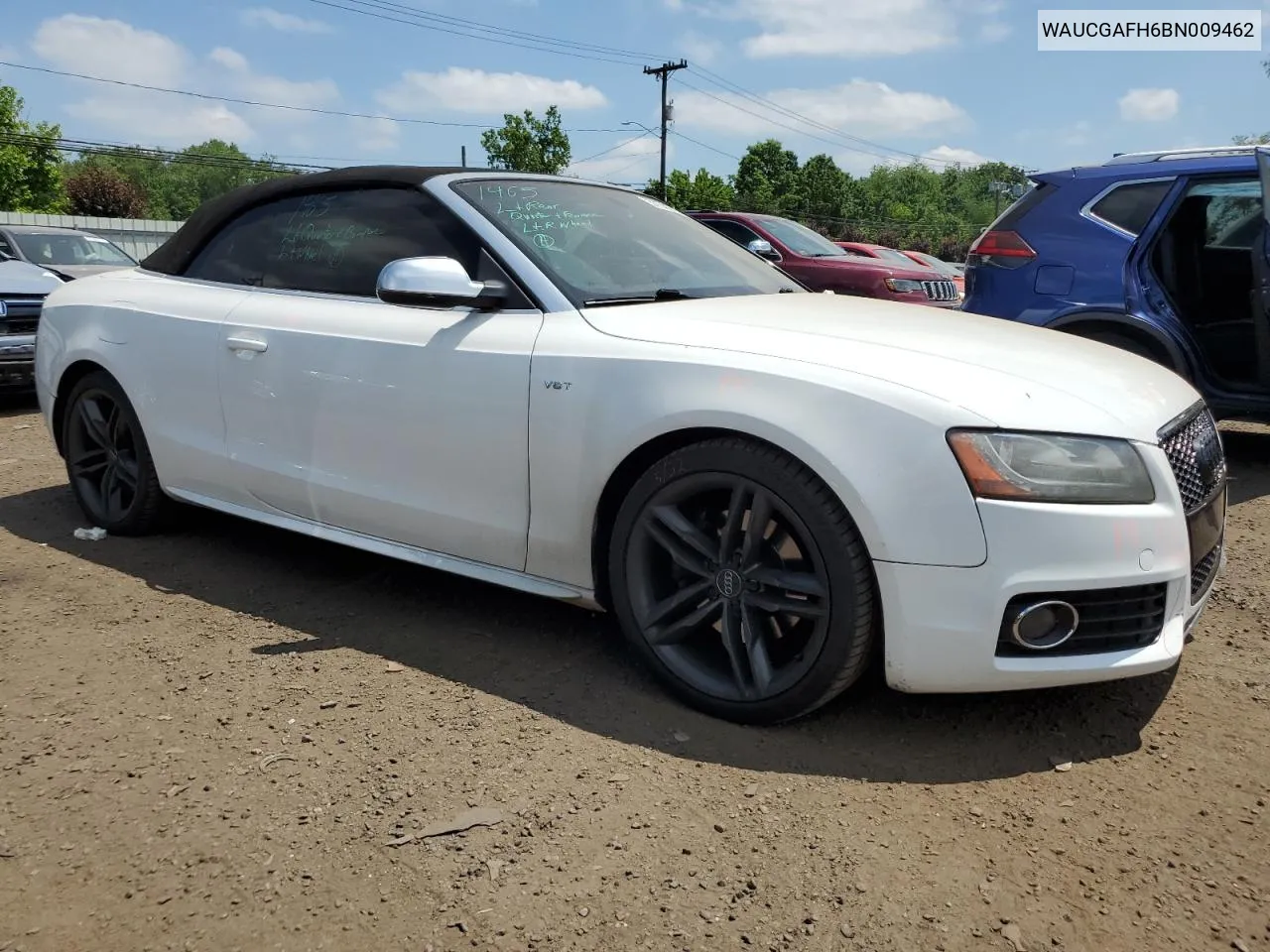 2011 Audi S5 Premium Plus VIN: WAUCGAFH6BN009462 Lot: 57642134