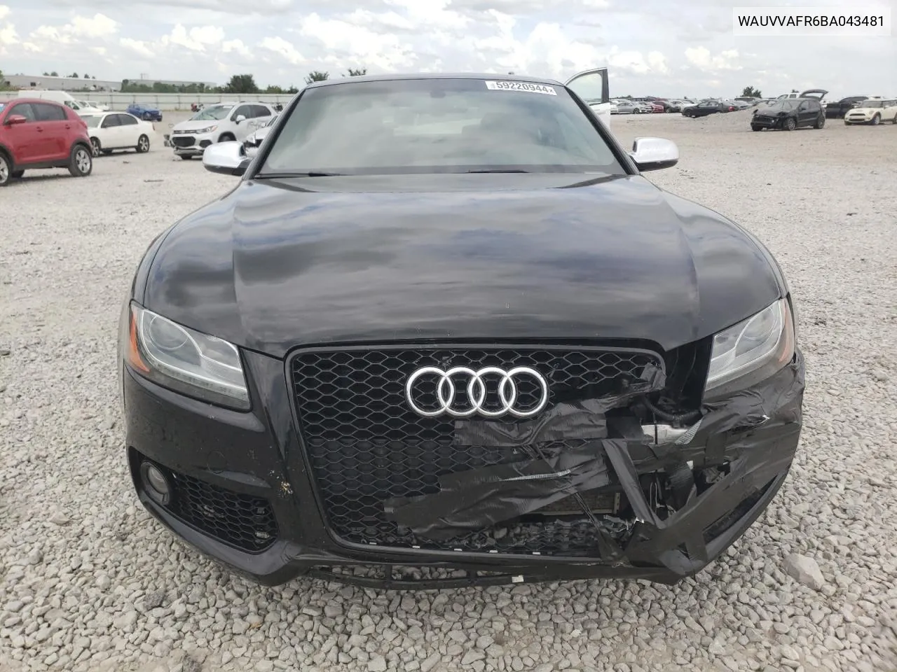 WAUVVAFR6BA043481 2011 Audi S5 Prestige