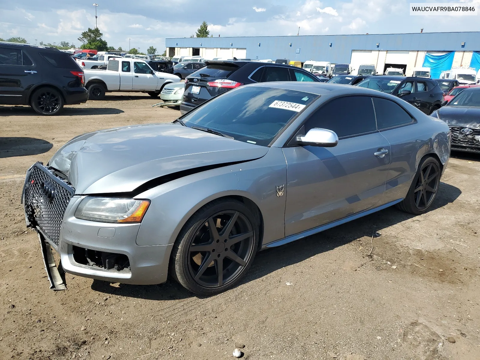 2011 Audi S5 Premium Plus VIN: WAUCVAFR9BA078846 Lot: 67372544