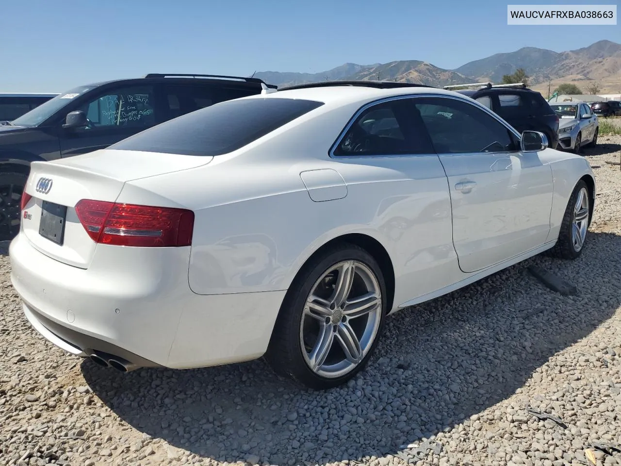 2011 Audi S5 Premium Plus VIN: WAUCVAFRXBA038663 Lot: 69262354