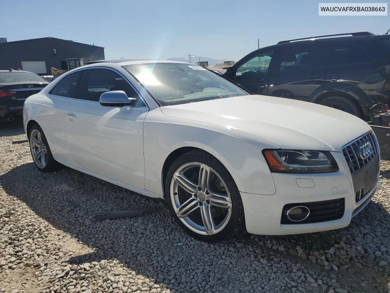 WAUCVAFRXBA038663 2011 Audi S5 Premium Plus