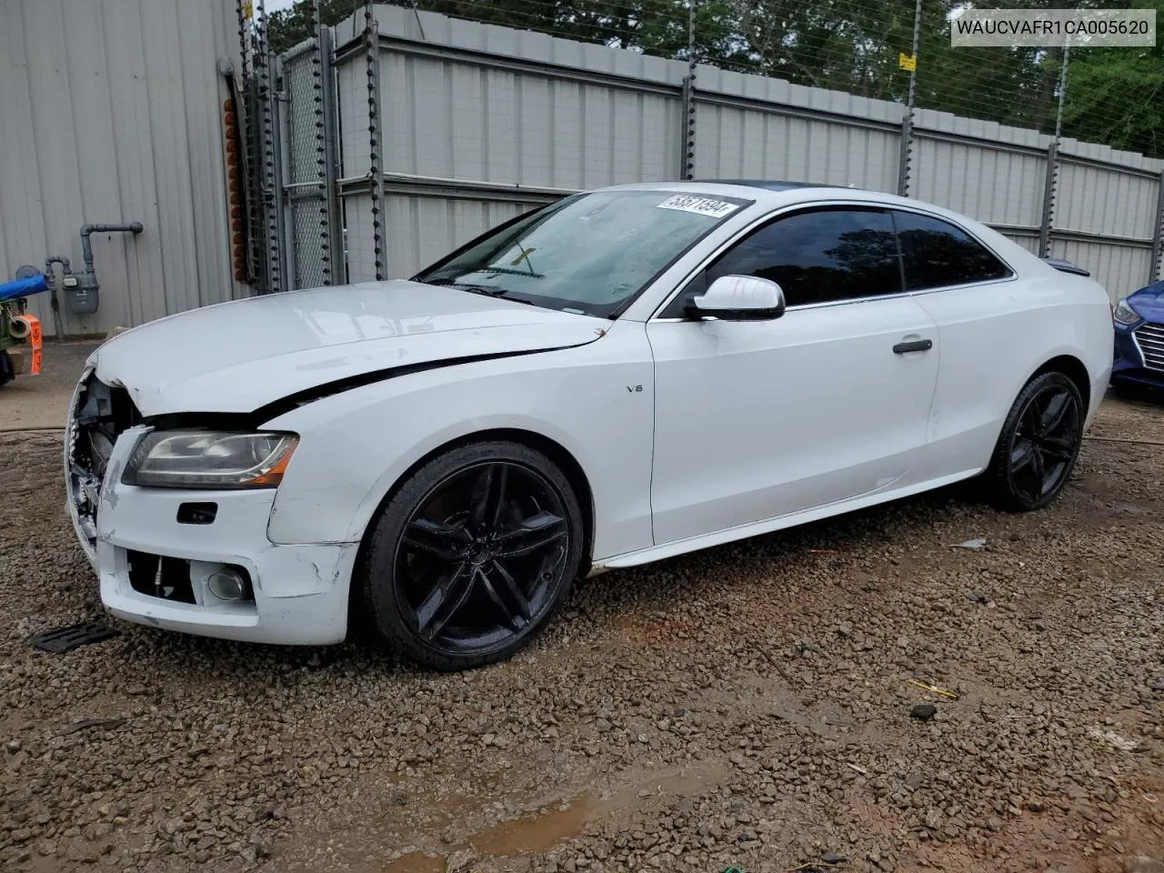 WAUCVAFR1CA005620 2012 Audi S5 Premium Plus