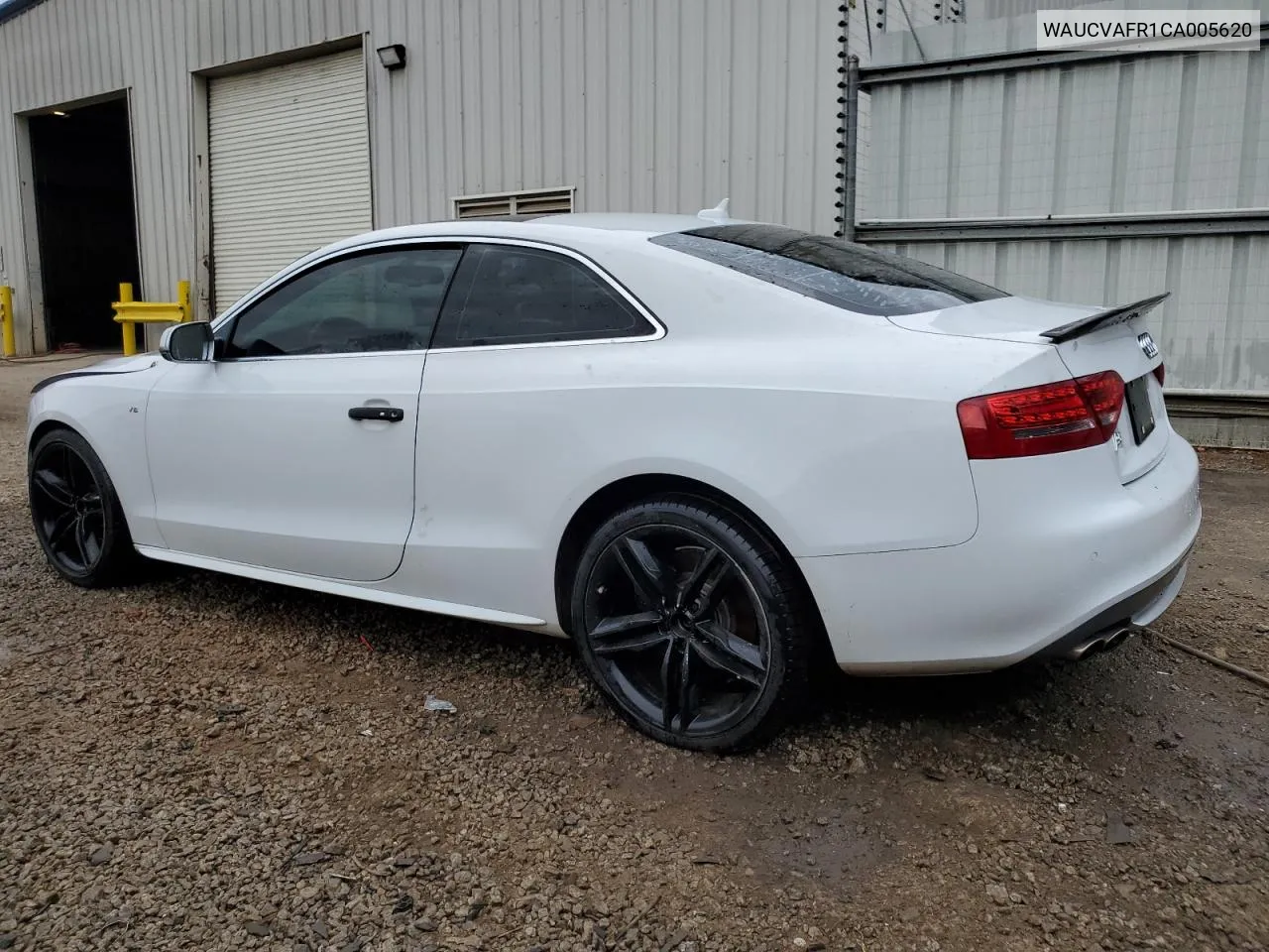 2012 Audi S5 Premium Plus VIN: WAUCVAFR1CA005620 Lot: 53571594