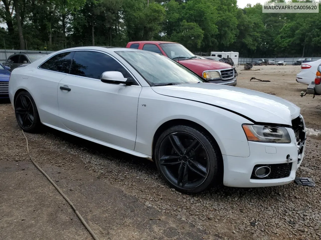 2012 Audi S5 Premium Plus VIN: WAUCVAFR1CA005620 Lot: 53571594