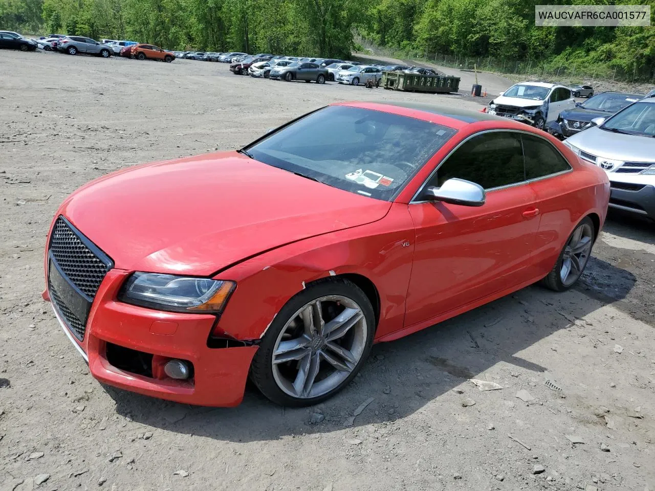 WAUCVAFR6CA001577 2012 Audi S5 Premium Plus