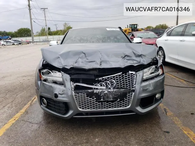 WAUCVAFR7CA016346 2012 Audi S5 Premium Plus