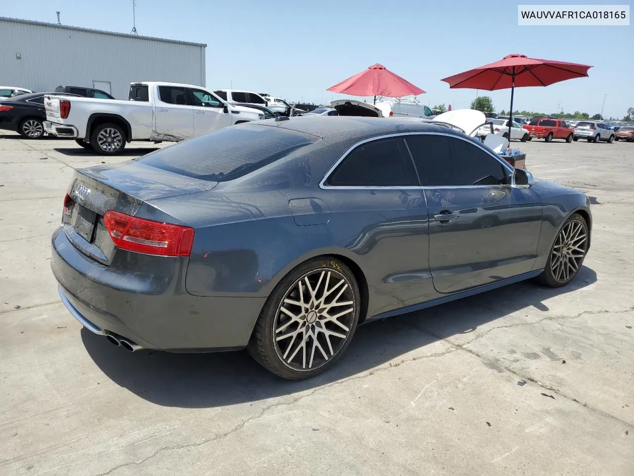 2012 Audi S5 Prestige VIN: WAUVVAFR1CA018165 Lot: 55919884