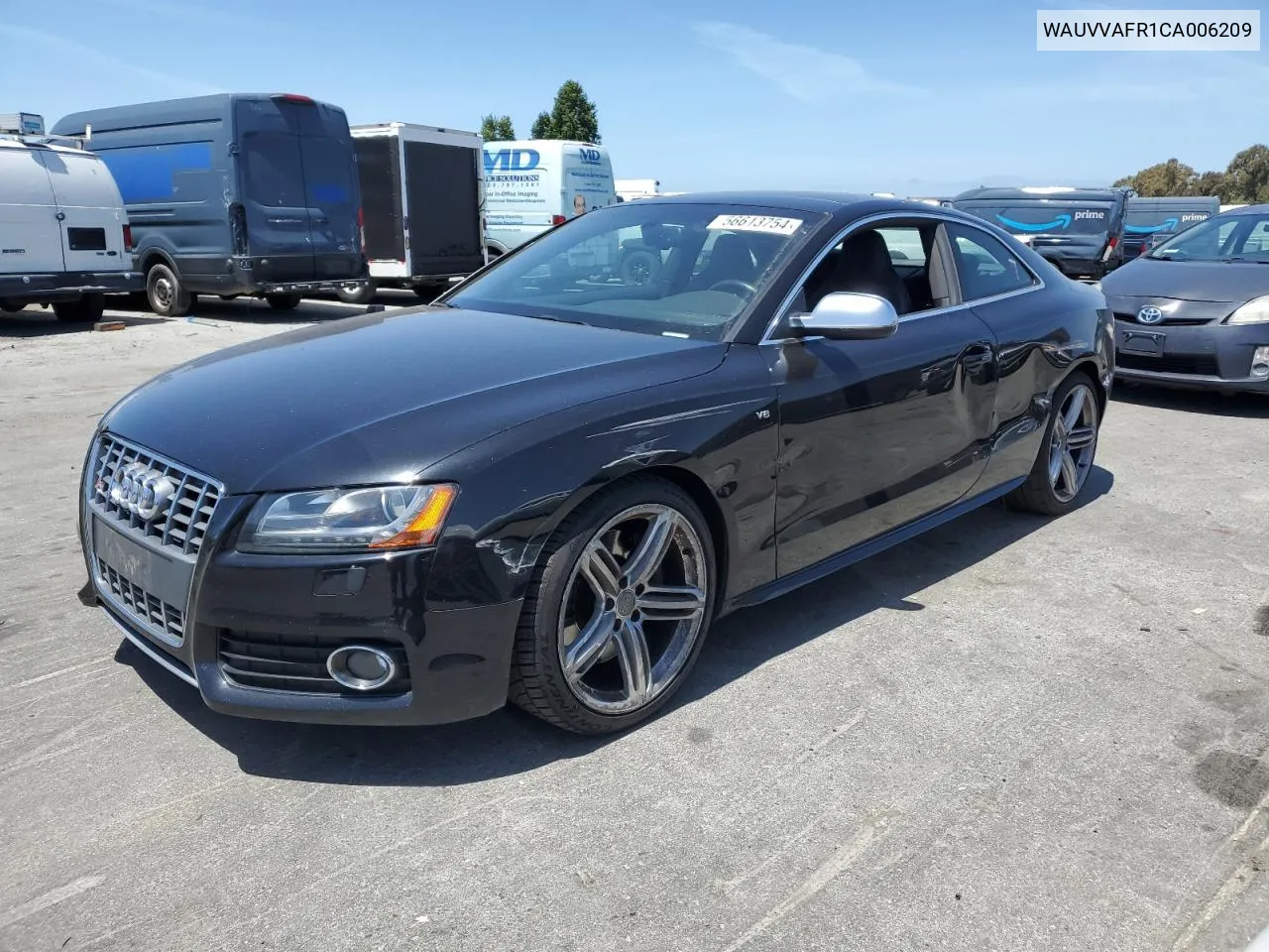 2012 Audi S5 Prestige VIN: WAUVVAFR1CA006209 Lot: 56613754