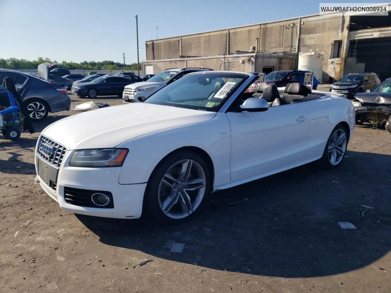 WAUVGAFH2CN008934 2012 Audi S5 Prestige