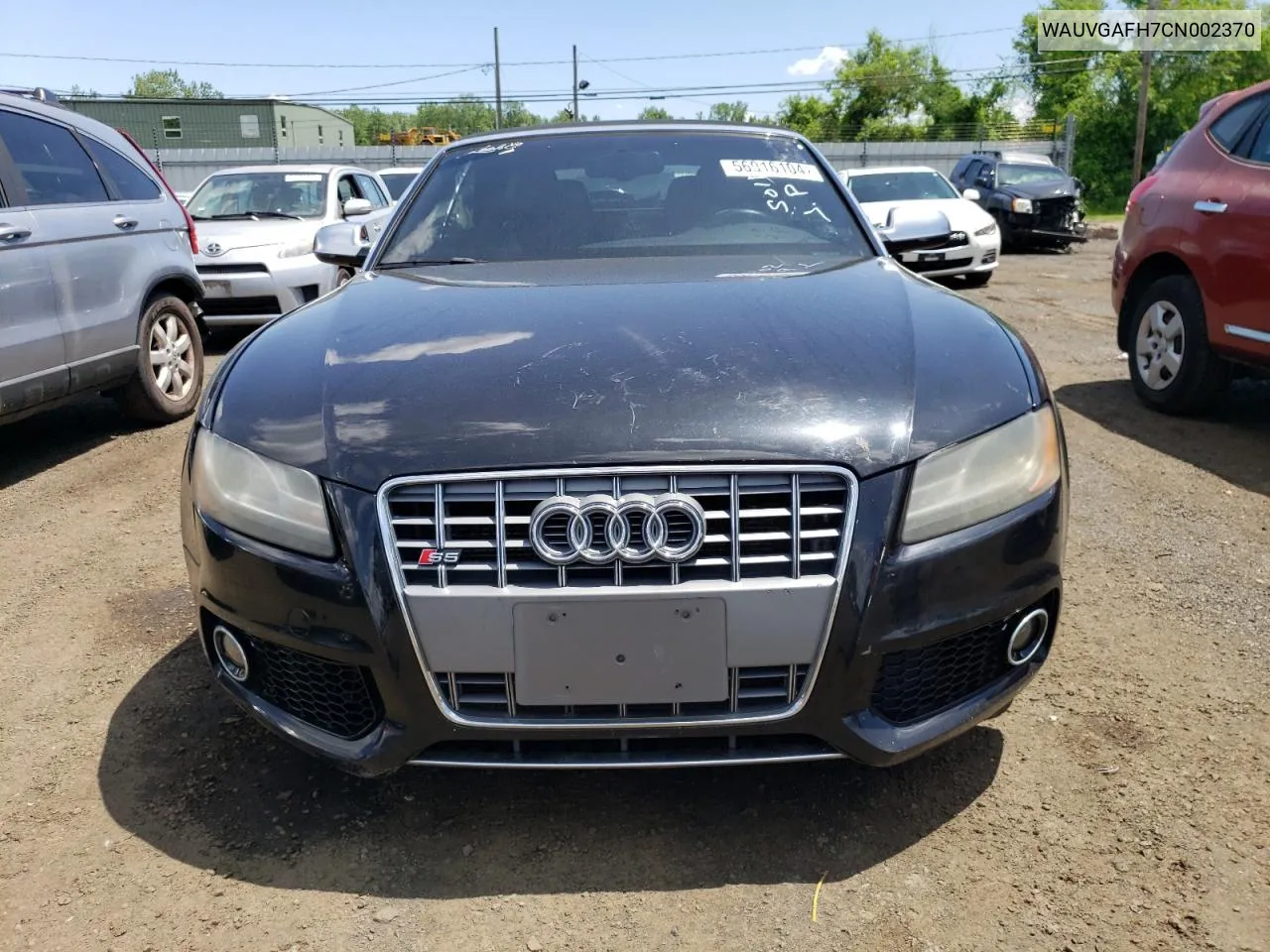 2012 Audi S5 Prestige VIN: WAUVGAFH7CN002370 Lot: 56916104