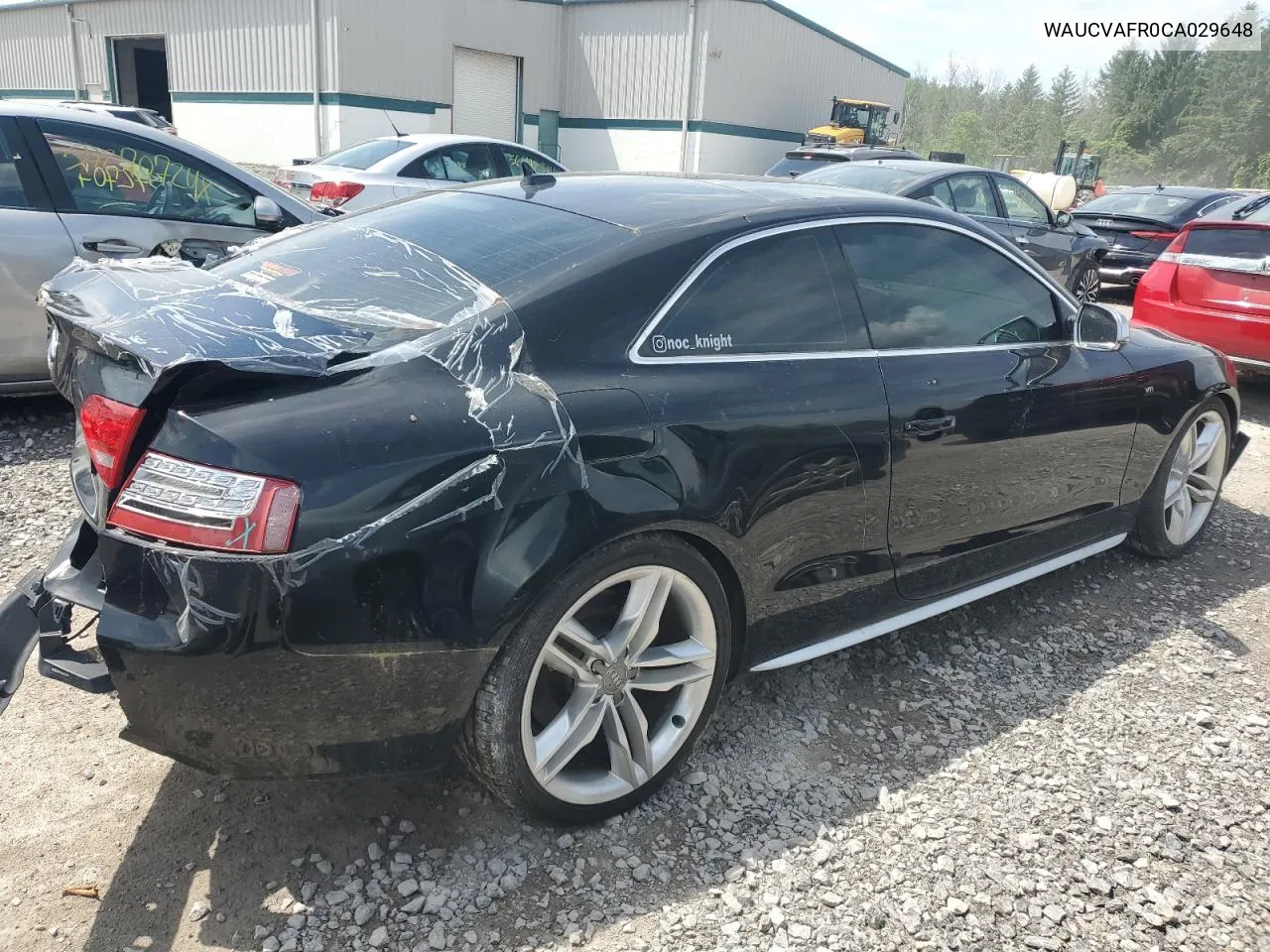 WAUCVAFR0CA029648 2012 Audi S5 Premium Plus