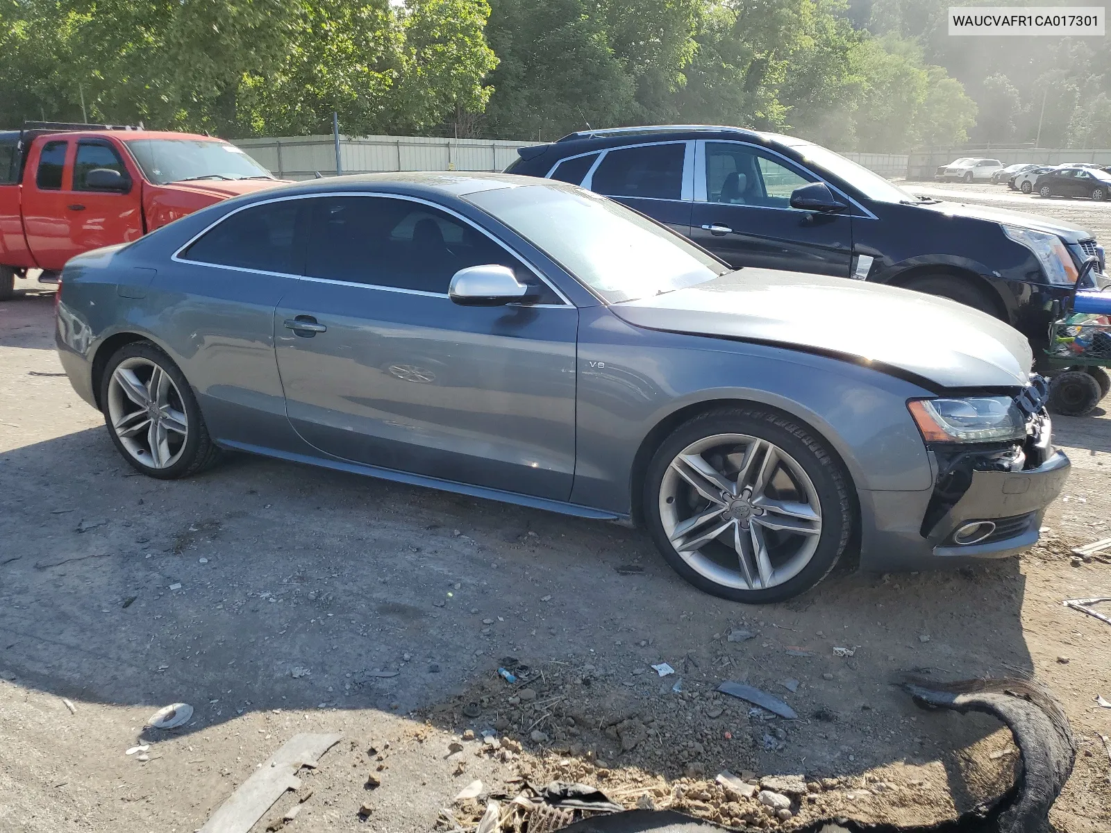 2012 Audi S5 Premium Plus VIN: WAUCVAFR1CA017301 Lot: 58006624