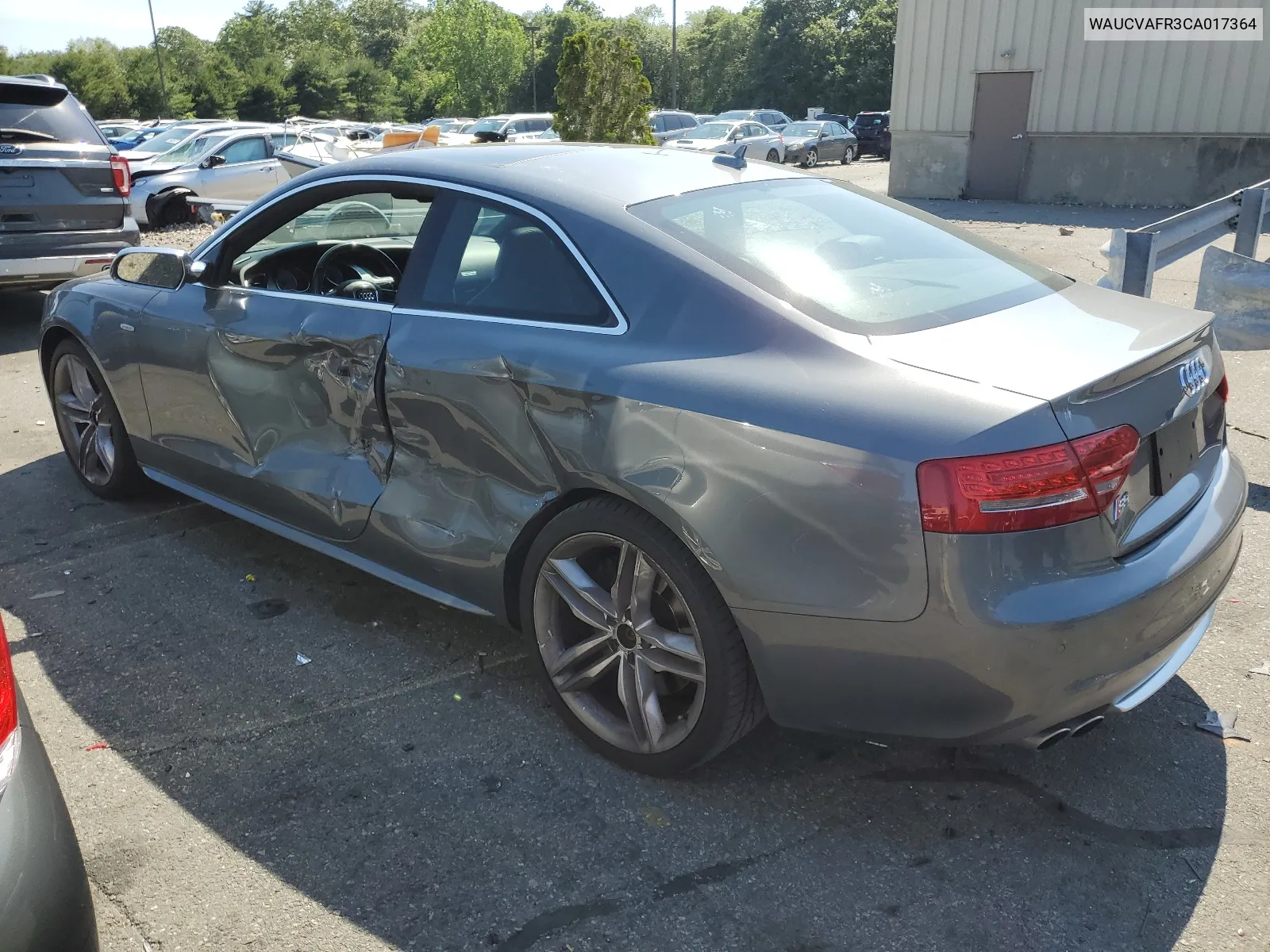 2012 Audi S5 Premium Plus VIN: WAUCVAFR3CA017364 Lot: 58129814