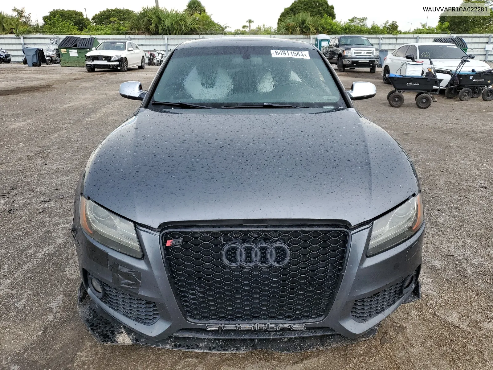 2012 Audi S5 Prestige VIN: WAUVVAFR1CA022281 Lot: 64911544