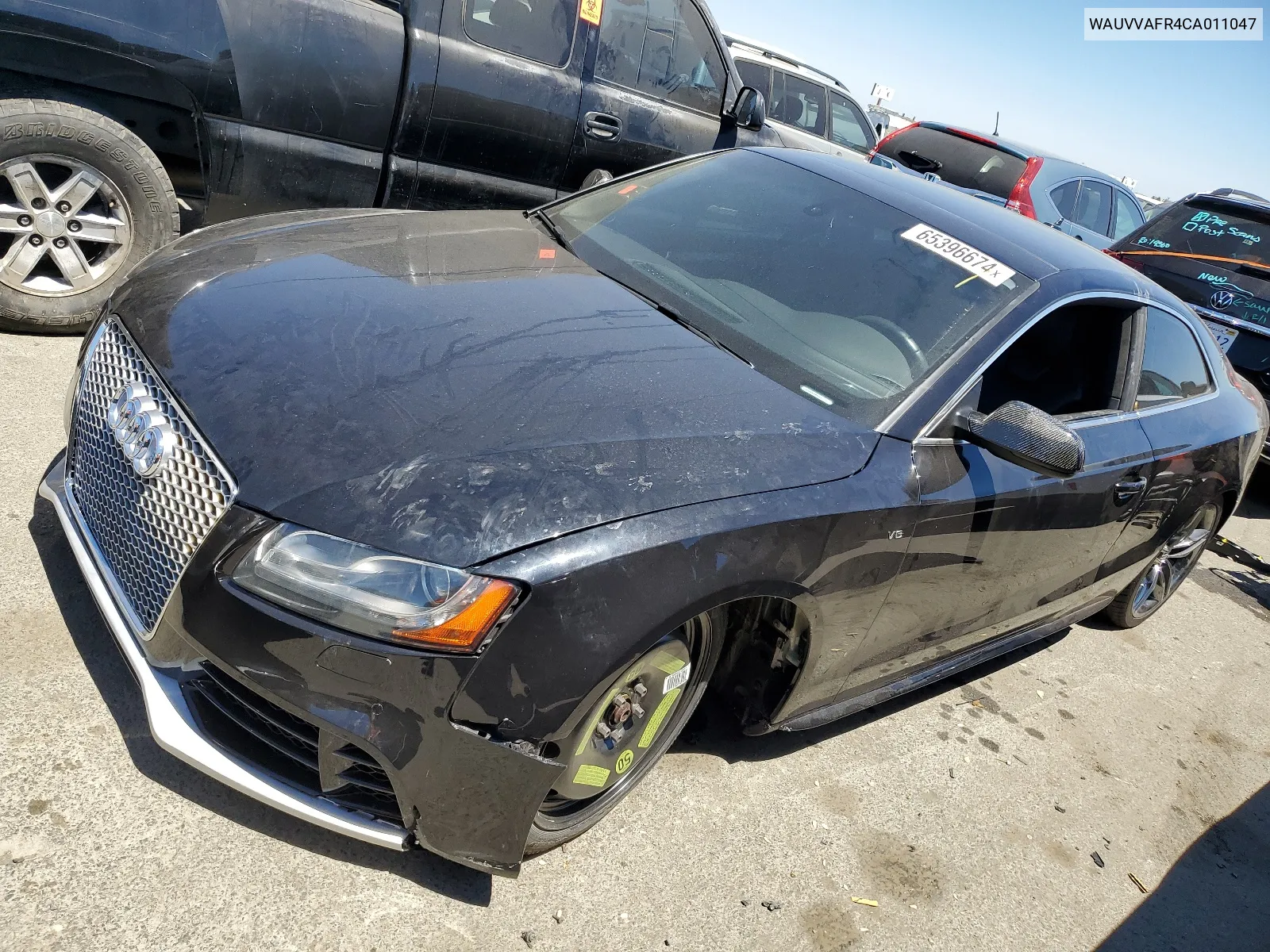 2012 Audi S5 Prestige VIN: WAUVVAFR4CA011047 Lot: 65396674