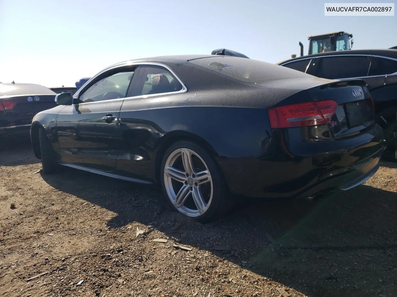 WAUCVAFR7CA002897 2012 Audi S5 Premium Plus