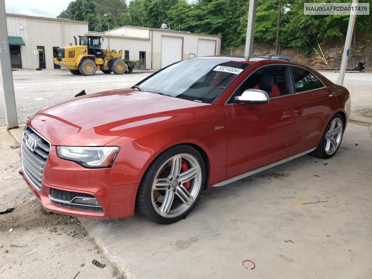 2013 Audi S5 Premium Plus VIN: WAUGGAFR2DA017479 Lot: 53214534