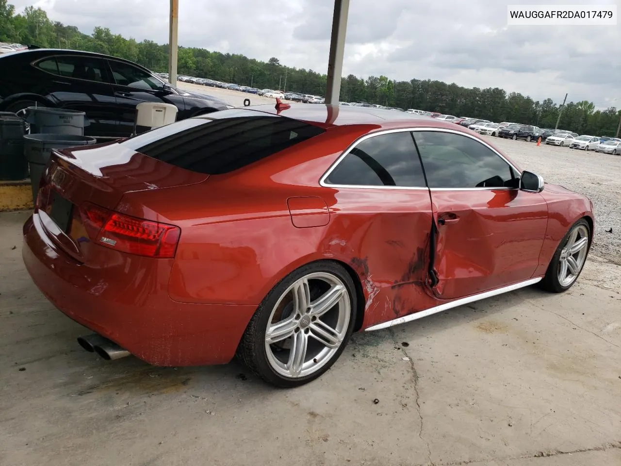 2013 Audi S5 Premium Plus VIN: WAUGGAFR2DA017479 Lot: 53214534