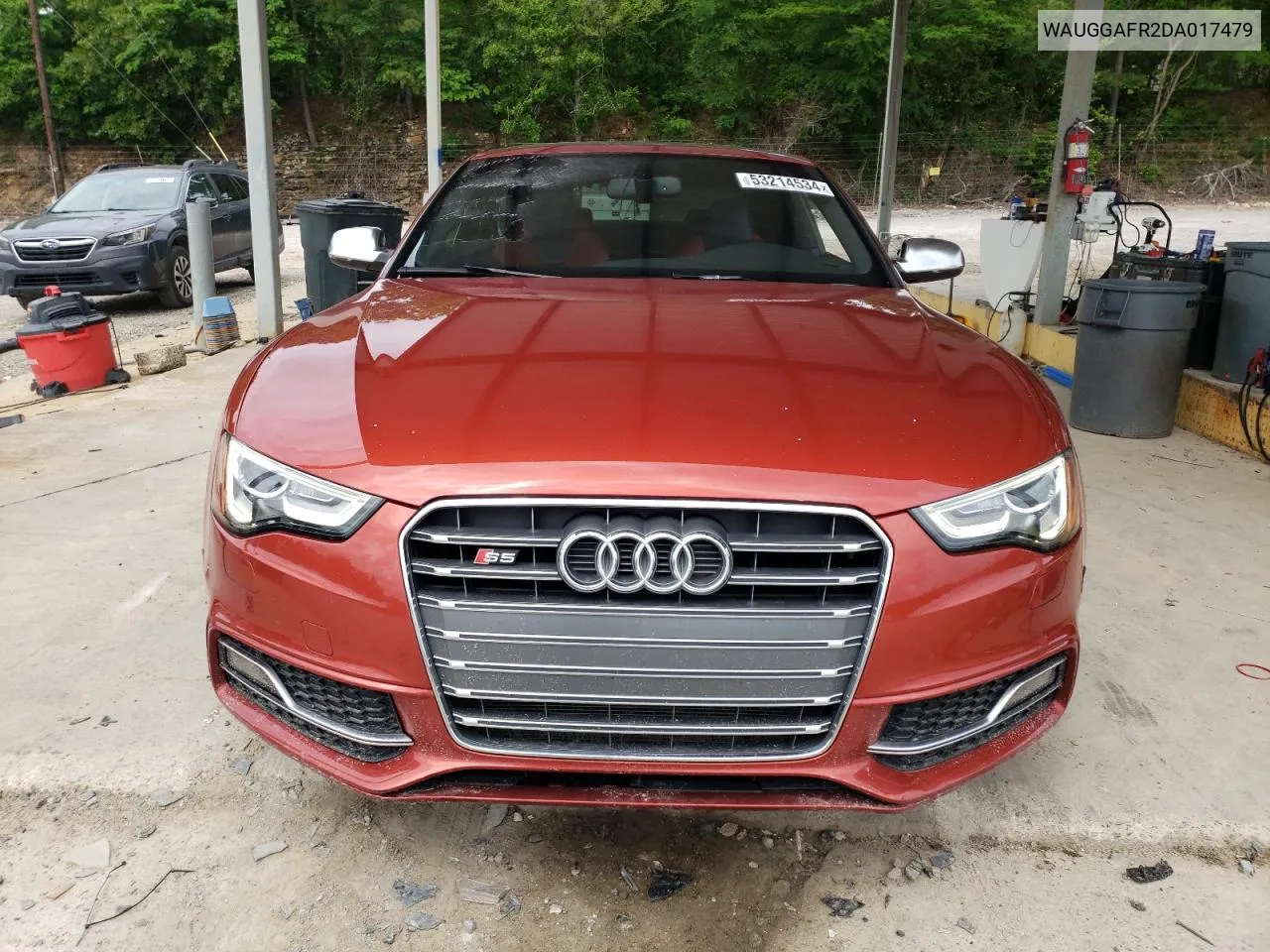 2013 Audi S5 Premium Plus VIN: WAUGGAFR2DA017479 Lot: 53214534