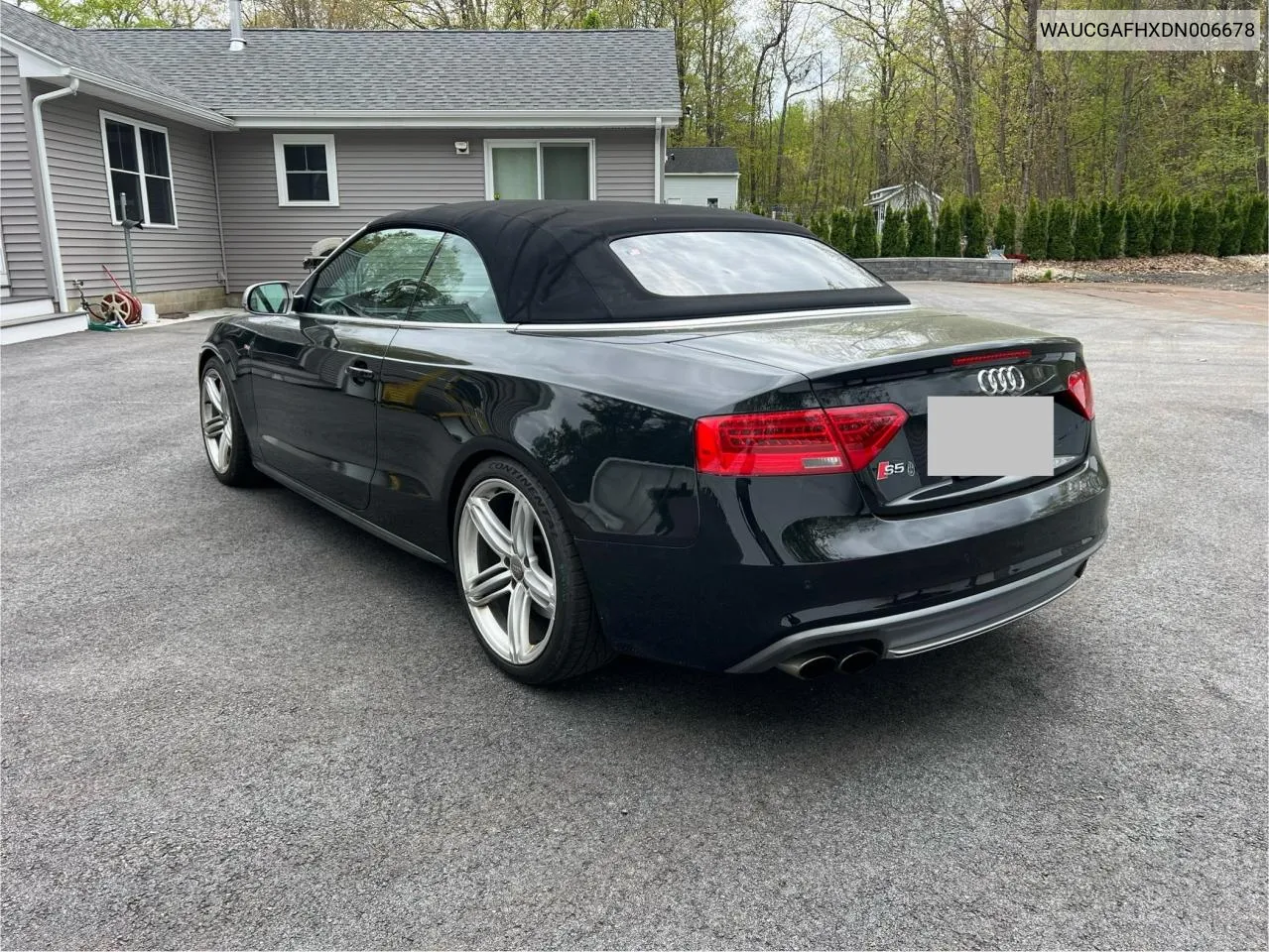 2013 Audi S5 Premium Plus VIN: WAUCGAFHXDN006678 Lot: 54831424