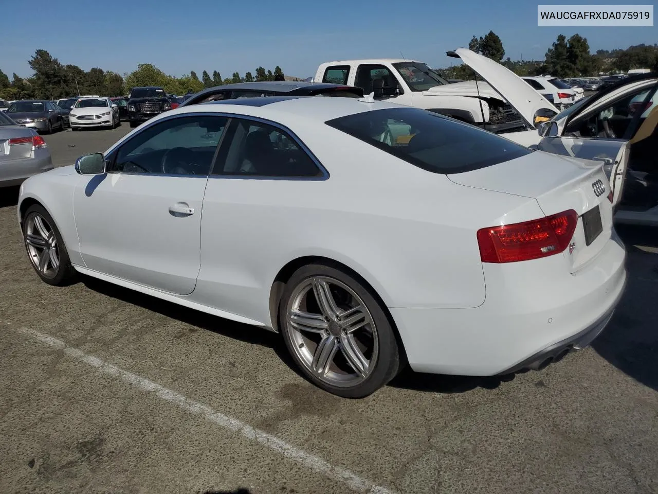 2013 Audi S5 Premium Plus VIN: WAUCGAFRXDA075919 Lot: 55216364