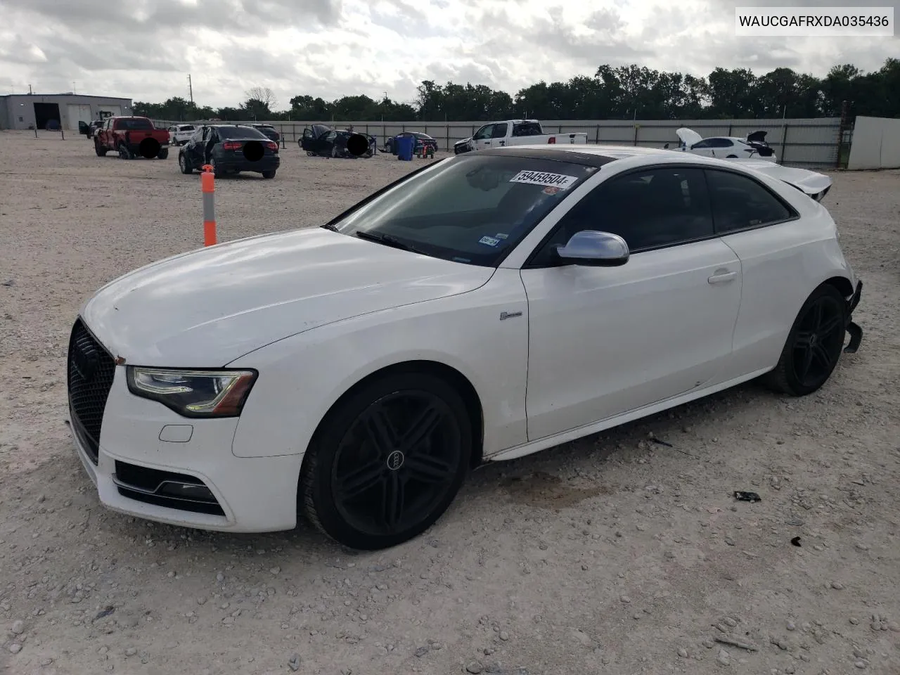 WAUCGAFRXDA035436 2013 Audi S5 Premium Plus