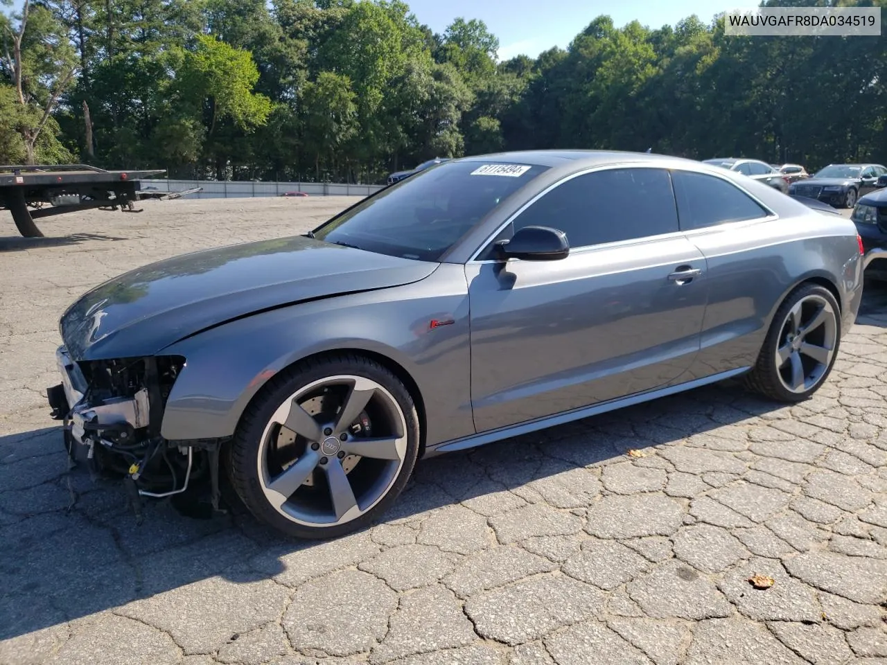 2013 Audi S5 Prestige VIN: WAUVGAFR8DA034519 Lot: 61115494