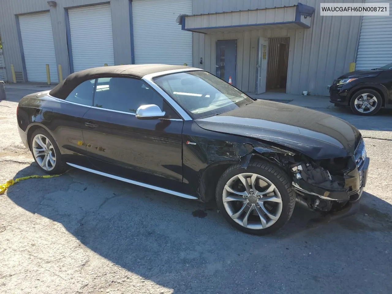 2013 Audi S5 Premium Plus VIN: WAUCGAFH6DN008721 Lot: 61446274