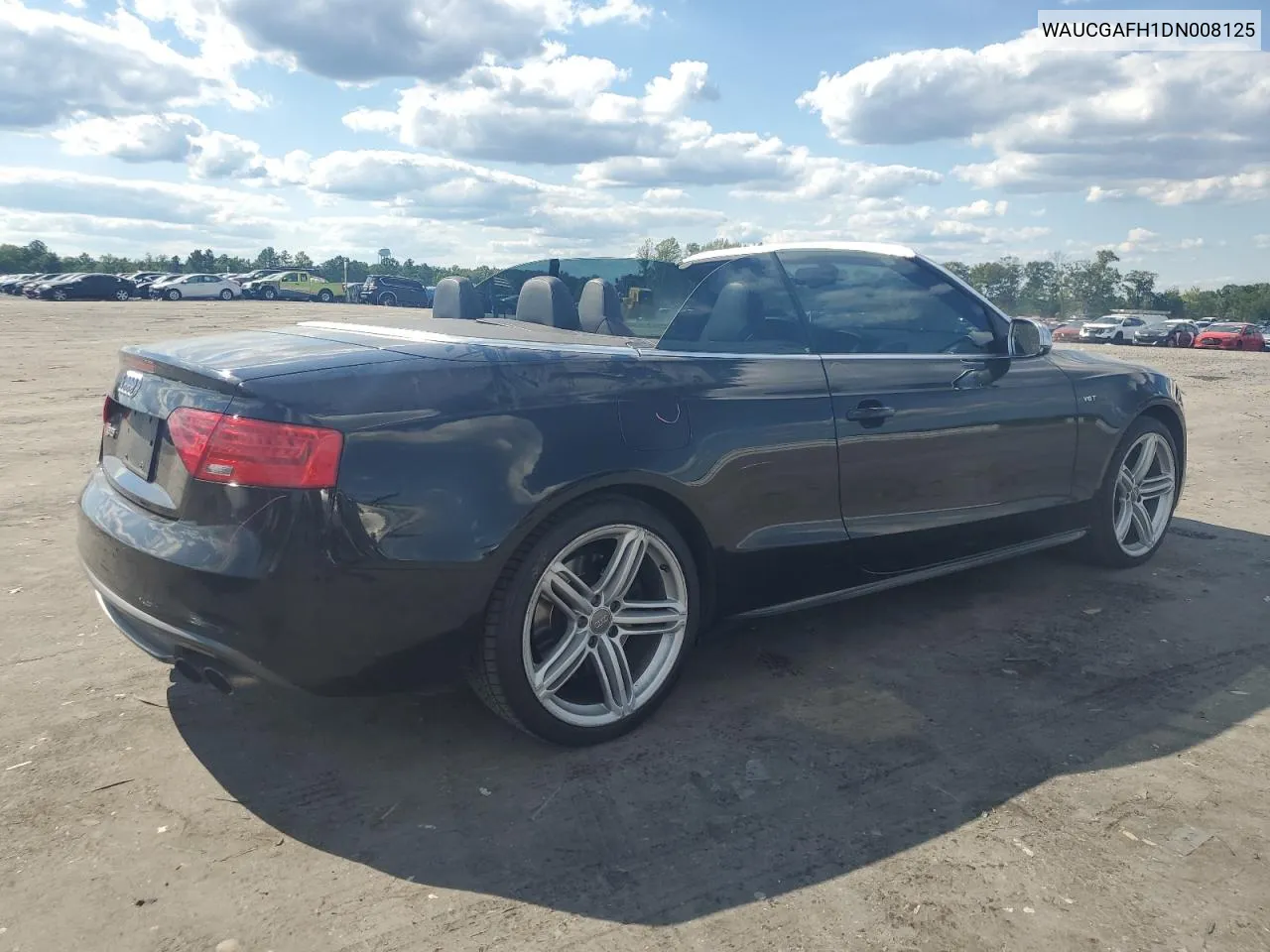 2013 Audi S5 Premium Plus VIN: WAUCGAFH1DN008125 Lot: 61757894